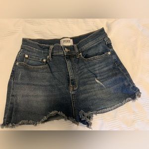 Victorias Secret PINK Dark Wash Shorts Size 6
